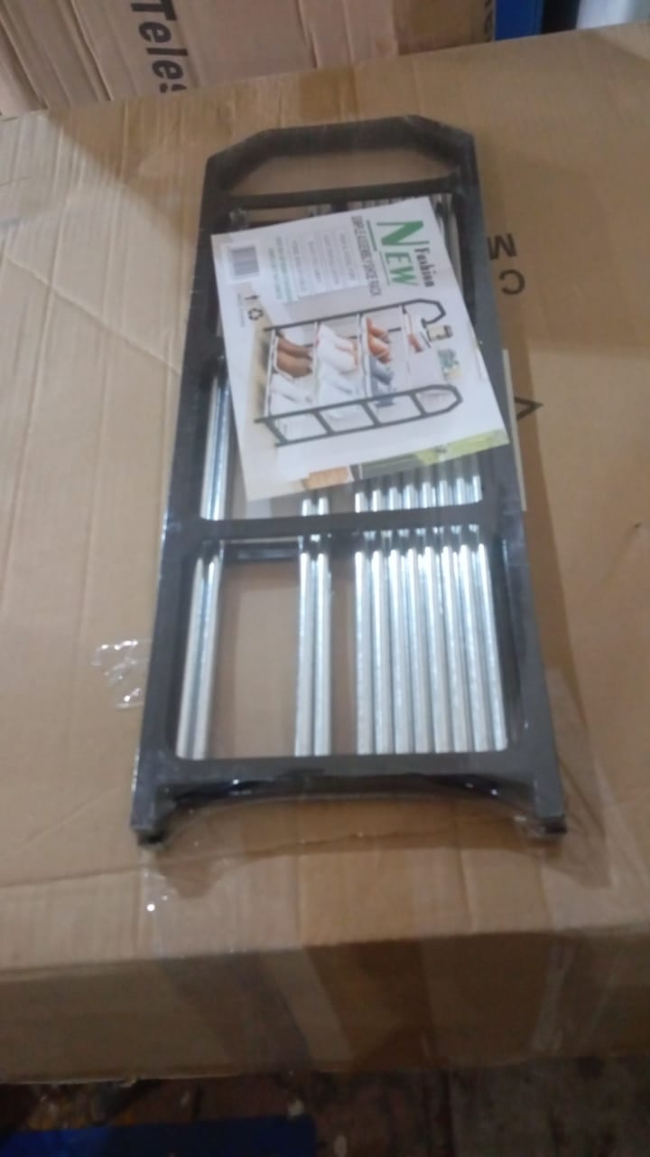 4 Layer Space-saving Shoes Show Rack Folding Shoe Rack (1 Pc) 4 Layer Space-saving Shoes Show Rack Folding Shoe Rack (1 Pc)